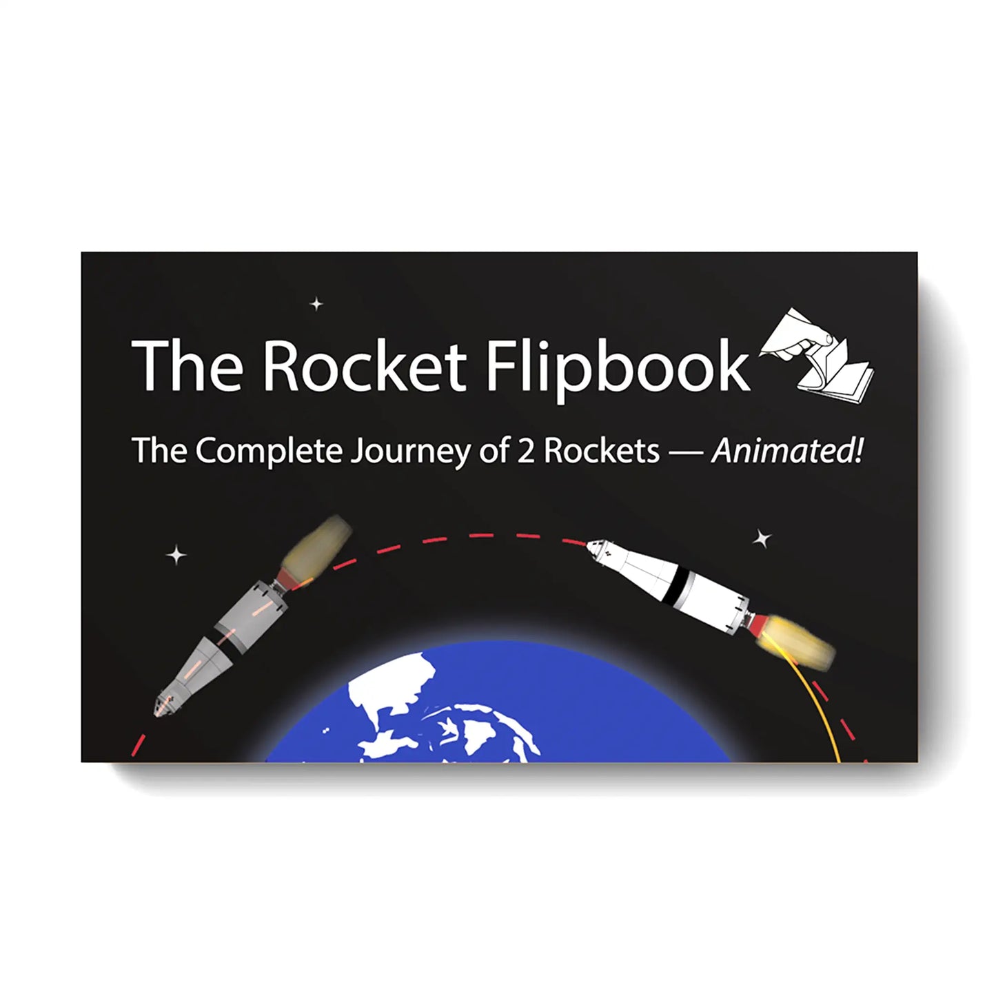 The Rocket Flipbook: Animated journey of 2 rockets, by Liquid Bird