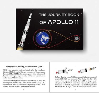 Rocket flipbook Journey Book Saturn v