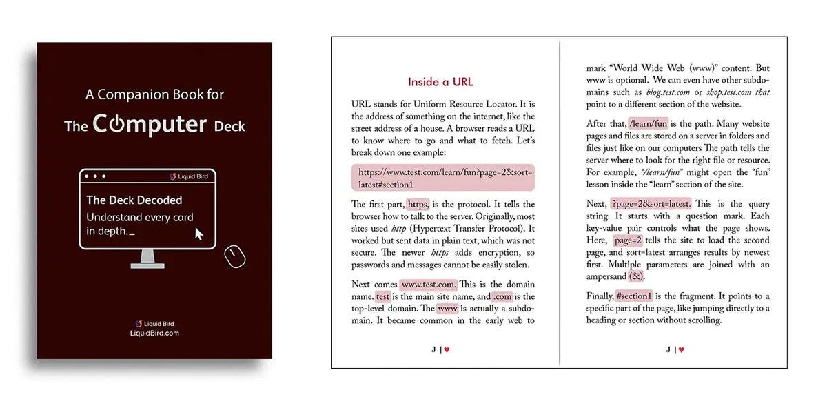 Compio Book The Computer Deck and Companion Book | Liquid Bird